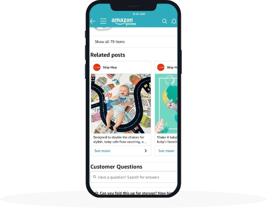 Amazon Mobile view